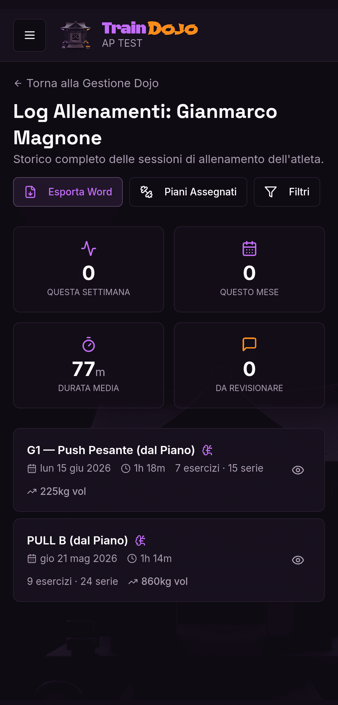 Log dal Dojo