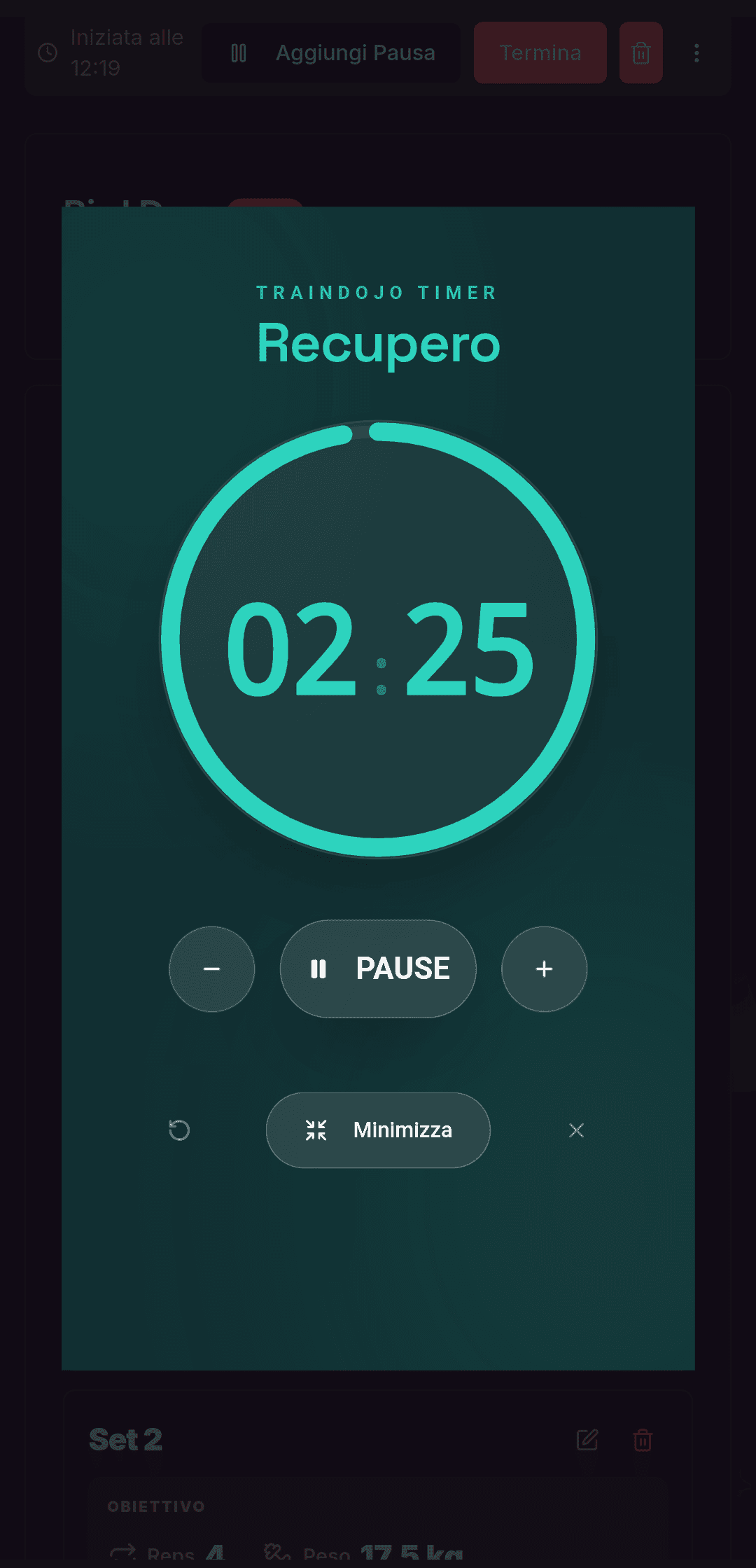 Timer di recupero